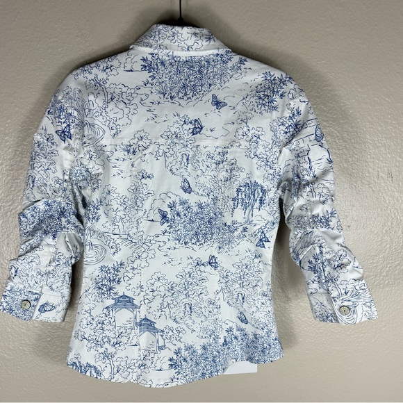 Cinq à Sept Garden Toile Scrunched Canyon Jacket - Picture 8 of 10